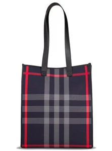 BURBERRY IP CHECK LOGO TOTE BAG BORSA SHOPPER MADE IN ITALY 80840581 - Picture 1 of 5