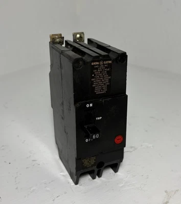 GE TEY260 60A 2P Circuit Breaker 480Y/277V TEYM02 60 Amp 2 Pole General Electric - Image 1 of 4