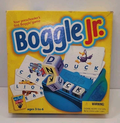 Boggle Jr Numbers Preschool Learning Game Family Kid 1998 Parker Brothers #00456 - Image 1 of 4