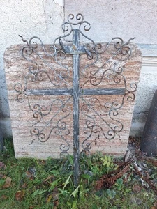 Kreuz - Grabkreuz Schmiedeeisen 1,0 x 1,50 Meter - Bild 1 von 1