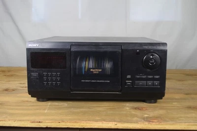 Sony MegaStorage 200 cambiador de CD CDP-CX205 reproductor de discos compactos carrusel negro Foto 1 de 4