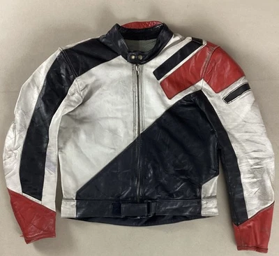 Vintage Dainese Leather Motorcycle Jacket Made in Italy EU Size 52 42” - Image 1 of 4