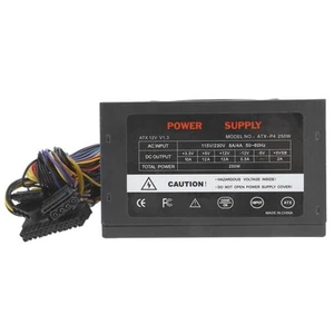 Power Supply For PC Computer Accessories Red Fan Manual Adjustable 115/230V A CB - Bild 1 von 23