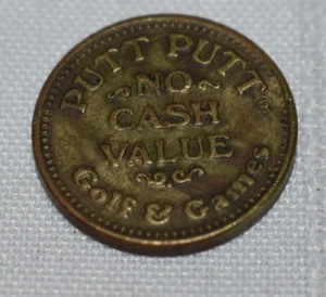 1982 Putt Putt Golf und Spiele, Minigolf ohne Barwert Münze Medaille - Bild 1 von 4