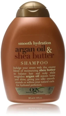 OGX Shampoo with Smooth Hydration Argan Oil and Shea Butter, 13 Fluid Ounce - Image 1 of 2