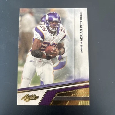 2010 Panini Absolute Memorabilia Retail Adrian Peterson Vikings #54 NMMT +/- - Image 1 of 2