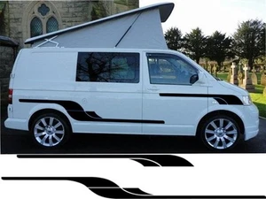 MOTORHOME 2M VINYL DECALS GRAPHICS STICKERS STRIPES SET CAMPERVAN FIAT DUCATO - Picture 1 of 2