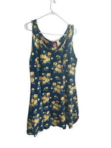 Liz & Co. vintage summer floral sundress Sz Large 90’s Y2K Vibes - Picture 1 of 7