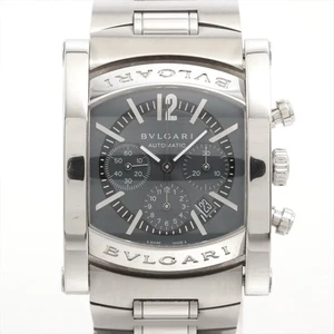 BVLGARI Assioma AA44SCH Automatik Chronograph Datumsanzeige grau silber selten - Bild 1 von 17