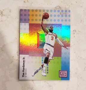 2017-18 Status Tim Hardaway Jr. New York Knicks Yellow Foil SP 51/97 - Picture 1 of 3