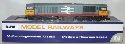 Dapol N ND-103B Railfreight Grey Class 58 Diesel 58023 Light Function 6DCC Ready - Image 1 of 4