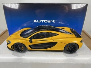 1/18 AUTOart McLaren P1 Volcano Yellow Black Interior 76067 ! - Imagen 1 de 17