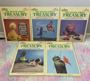 Die Sesamstraße Schatzbücher Vintage Band 1-5 1983 - Bild 1 von 11