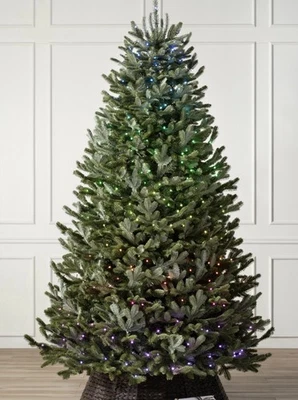 BH Fraser Fir Christmas Tree 7.5 With Led Twinkly Lights 196041238332 - Image 1 of 4