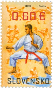 SLOVAKIA 2009 Sports Martial Arts stamp 1v MNH - Picture 1 of 2