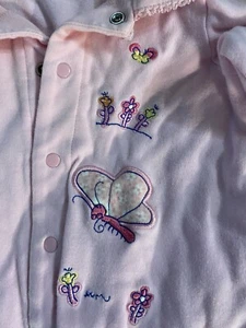 Carters Pink Butterfly Sleeper - 18 to 21lbs - Picture 1 of 4