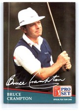 Bruce Crampton Signed Autographed Card 1991 Pro Set Golf #221    Auto