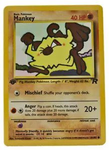 Mankey 61/82 Common 1° Edizione Team Rocket NUOVO QUASI NUOVO+ con tracciamento eBay - Foto 1 di 3