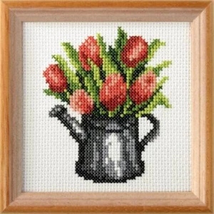 Orchidee gestempelt Kreuzstich Kit Tulpen 7592 - Bild 1 von 2