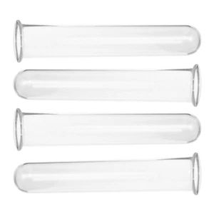 4 Stück Reagenzglas Vase Vermehrungsröhrchen für Pflanzen Blumen Glas Pflanzgefäß - Bild 1 von 12
