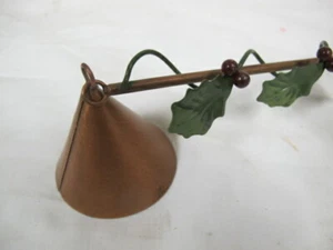 APAGADOR DE VELAS DE NAVIDAD COBRE Y ACEBO - Imagen 1 de 4