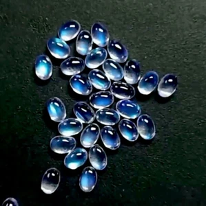 7x5 30 Pieces Natural Earth Mine Blue Moonstone - Picture 1 of 3