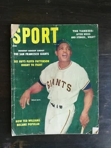 Sport Magazine June 1958 Willie Mays San Francisco Giants - Ted Williams 424 - Picture 1 of 2