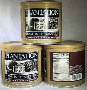 Plantation Honig geröstete Erdnüsse von Virginia von Being Well Essentials 3 x 10oz - Bild 1 von 2