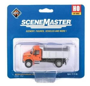 11633 Walthers SceneMaster International 4300 Dumper arancione/argento - Foto 1 di 1