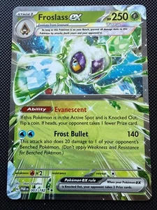 FROSLASS EX 003/182 PARADOX RIFT POKEMON TCG (DOUBLE RARE, NM) - Picture 1 of 2