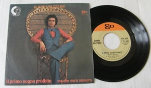 Gianni NAZZARO (SP 7" 45t) il primo sogno proibito - ma che sera stasera - Picture 1 of 2