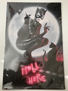 Batman Catwoman Hello There Movie Film Poster Print Art 24x36 SIGNED #12 Mondo - Picture 1 of 3
