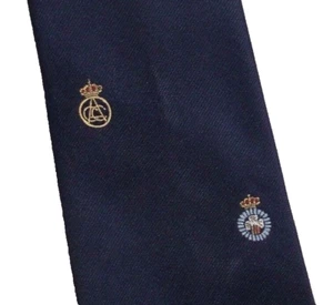 Regimental Tie Mens Necktie Club Association Crown Crested - Picture 1 of 4