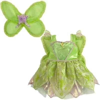 Tinker Bell Bodysuit Costume + Wings Infant Baby Costume NWT Disney Store Fairy - Image 1 of 4