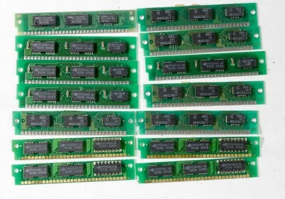 8 x 256KB 30-Pin 3-Chip 120ns Parity FPM Memory SIMMs Apple Dell Sun DEC tested - Image 1 of 2