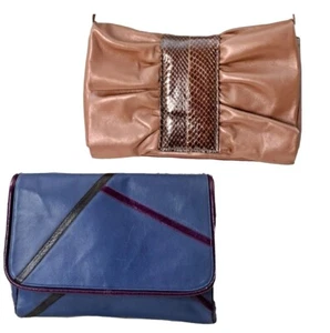 Vintage Designer Leather Handbag/Purse Lot of 2 Meyers & Vasilis for Trotting - Picture 1 of 14