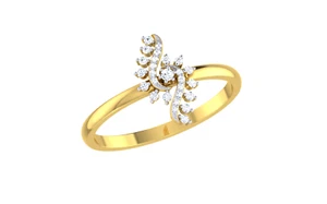 New Light Weight Designer Rings Lab Grown Diamonds F VS Everyday Trends For Her - Picture 1 of 7