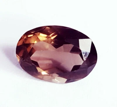 6.21 Ct Loose Gemstone Quartz Smokey Quartz Certified Oval Shape Transparent Gem - Image 1 of 4