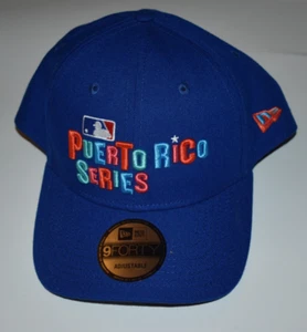 Cappello Baseball MLB New Era Puerto Rico Series 9Forty Nuovo Snapback Blu - Foto 1 di 5