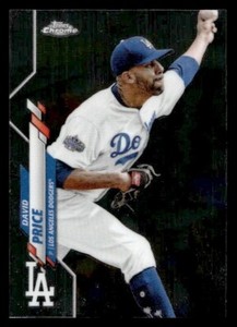 2020 Topps Chrome Update #U-2 David Price Los Angeles Dodgers Baseball card
