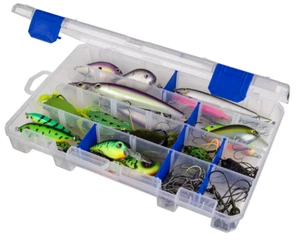 Fishing Tackle Storage Box 12 Dividers Spinner Bait Outdoor Sport No Rust Zerust - Picture 1 of 8