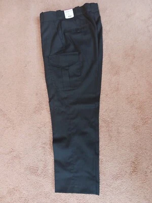 Mens Poly/Cotton Twill Cargo Pants by Flying Cross, Dark Navy, #49300 - Image 1 of 4