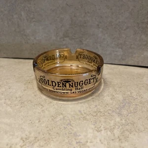 Golden Nugget Gambling Hall in Downtown Las VegasVintage Glass Ashtray - Picture 1 of 9