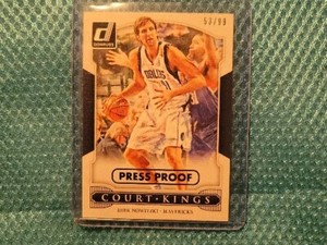 2014-15 Donruss Court Kings Press Proof /99 Dirk Nowitzki #19