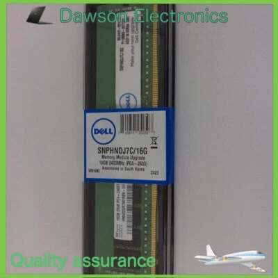 DELL SNPHNDJ7C/16G 16GB 2400MHz DDR4 RDIMM PowerEdge R930 R830 FC830 Memory - Image 1 of 3