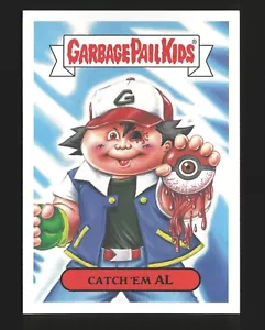 Pegatina de videojuegos Topps Garbage Pail Kids Catch 'em al #6B 2019 💎 '90s - Imagen 1 de 2