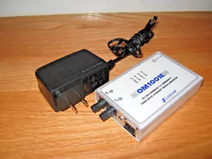 LUXCOM OM1001E SX-ST Fiber Optic Ethernet Media Converter - Picture 1 of 12