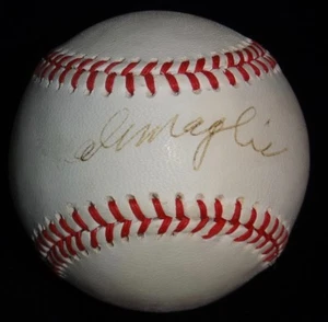 Balón de béisbol autografiado firmado por Sal Maglie "1956 Dodgers NO-HITTER" BAS BECKETT - Imagen 1 de 2
