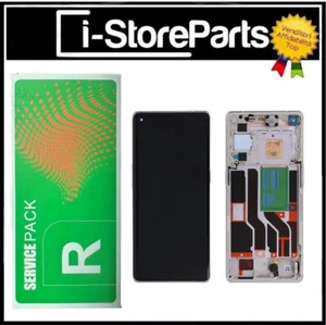 DISPLAY LCD FRAME SILVER ORIGINALE SERVICE PER OPPO FIND X3 NEO CPH2207 SCHERMO - Photo 1/2