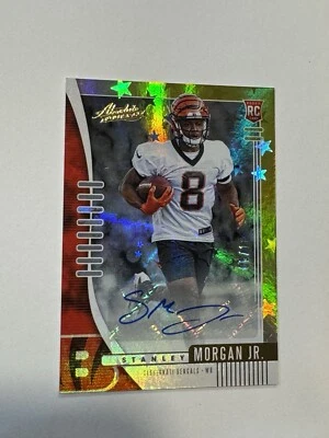 2019 Panini Absolute GOLD STARS SSP RC AUTO #198 Stanley Morgan Jr. #’d 5/10 - Image 1 of 4